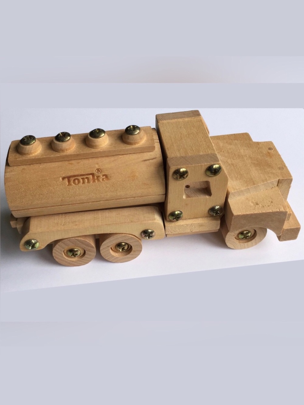 Vintage Tonka Toy Tanker Truck Classic Wooden Design